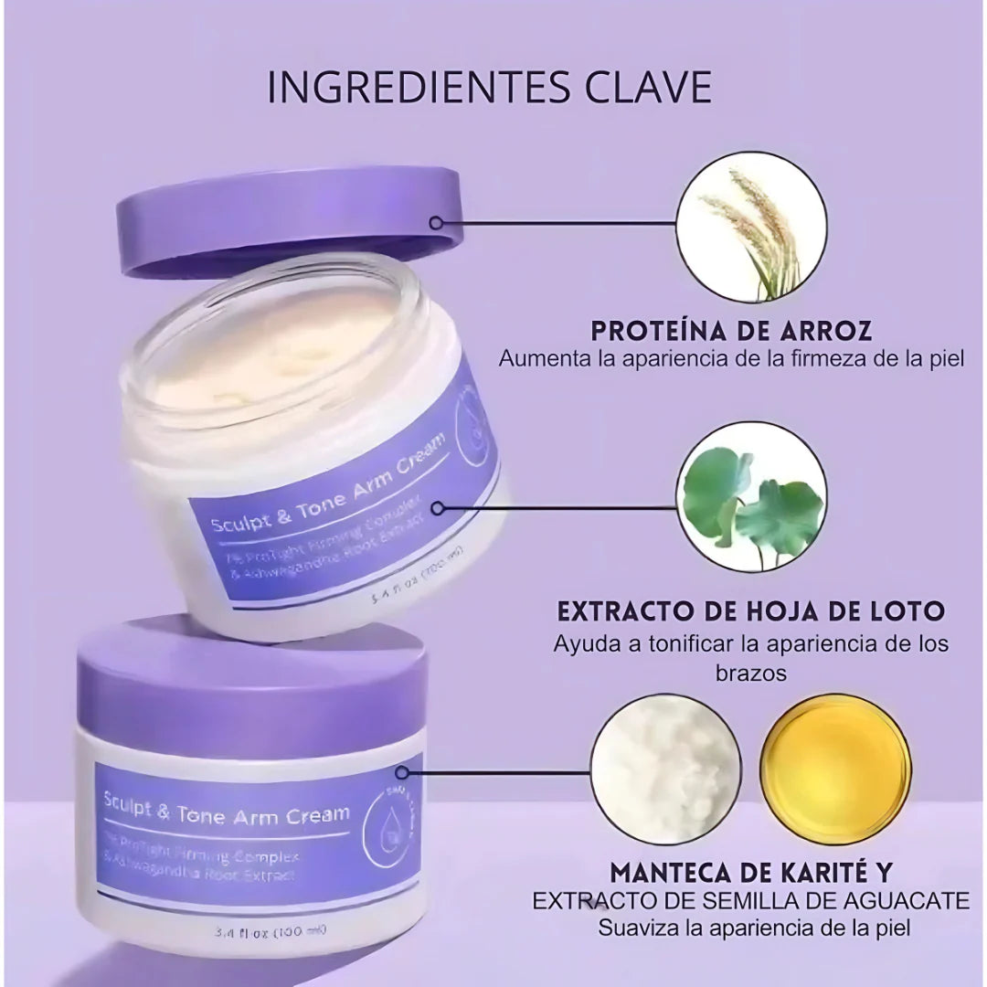Crema Esculpidora y Reafirmante para Brazos