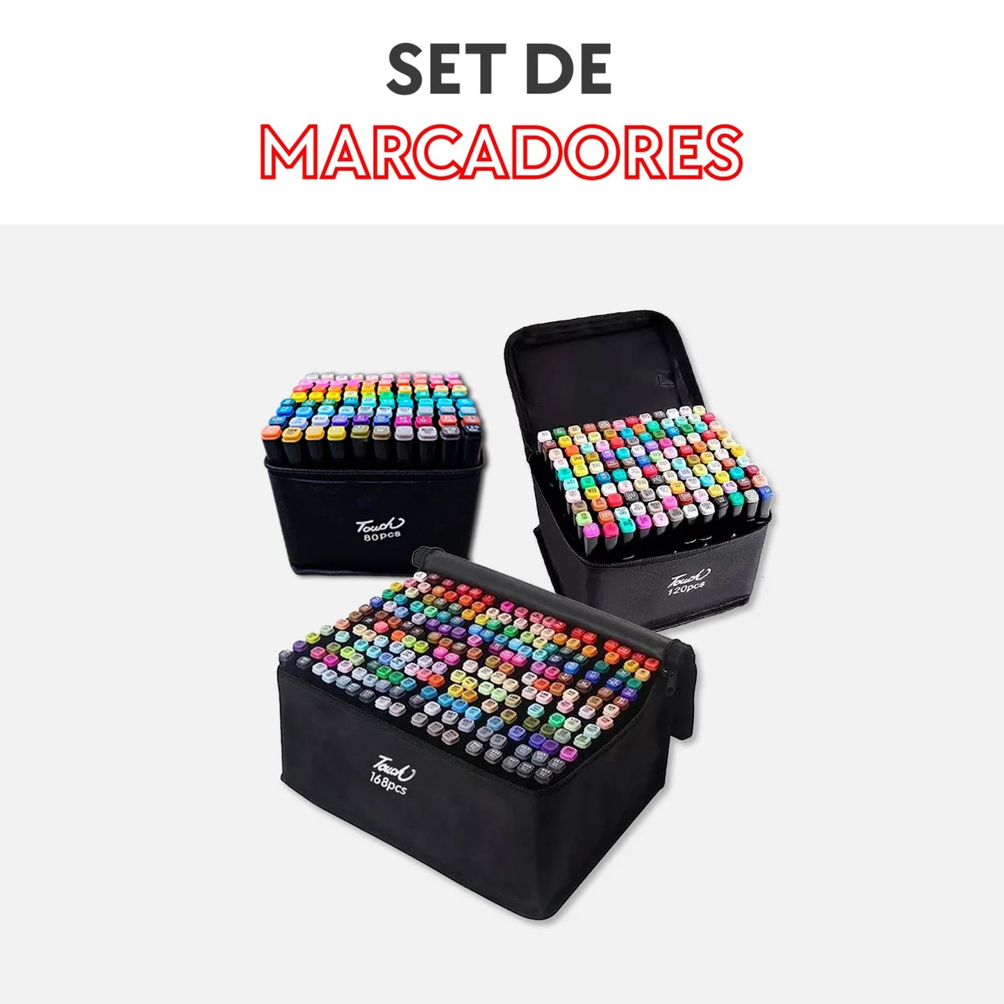 Set Marcadores 80 Piezas ✍️🎨
