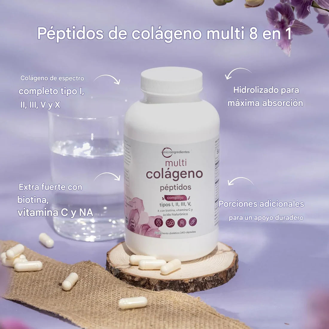 Multi colageno - Recupera tu cabello fuerte y brillante en solo 30 días