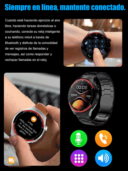 WATCH4PRO Exploración Espacial Reloj Inteligente de Pantalla Redonda