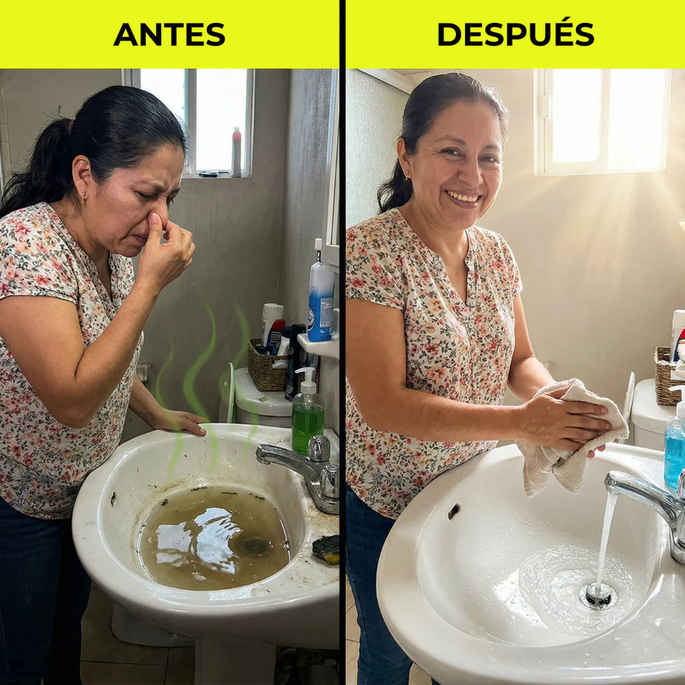 TurboNet 2.0 Elimina Mal Olor, Pelo y Tapones