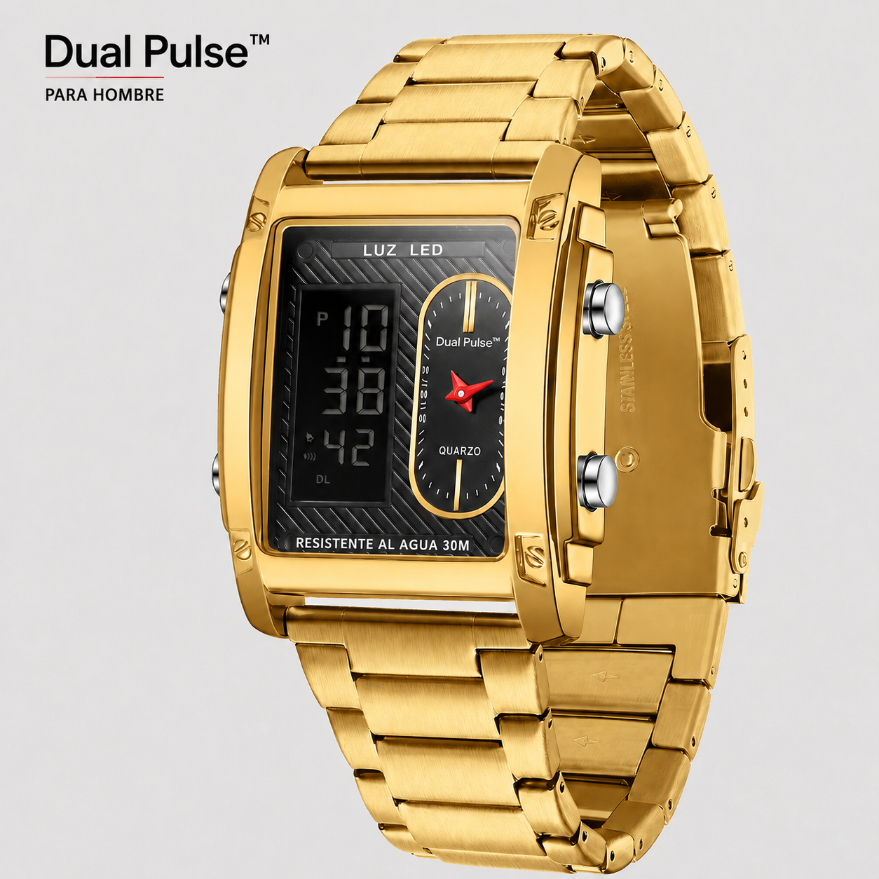 Dual Pulse™ Oro en tu muñeca, éxito en tu imagen