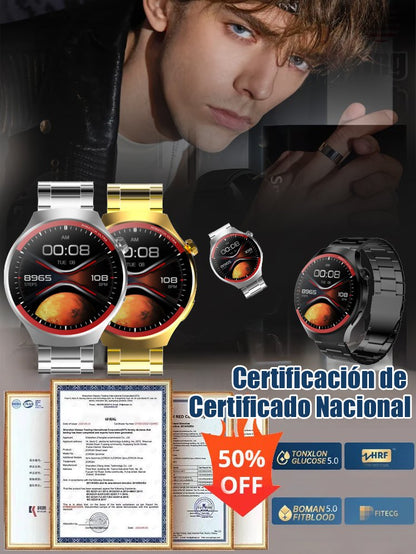 WATCH4PRO Exploración Espacial Reloj Inteligente de Pantalla Redonda
