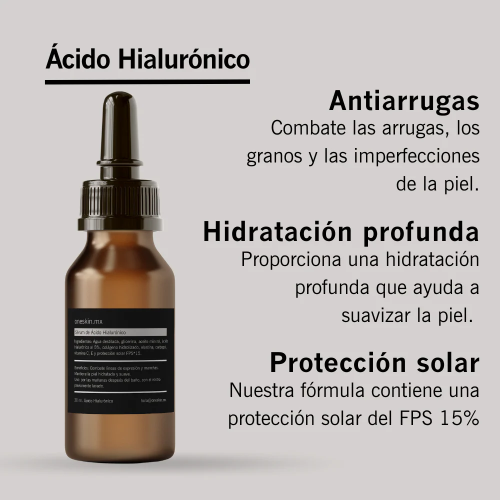 Sérums Ácido hialurónico + Vitamina C | 30ml. cada sérum
