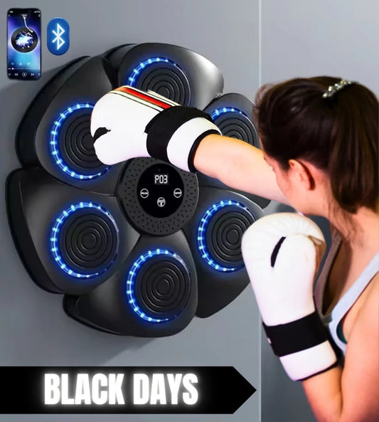 PANEL DE BOXEO MUSICAL BLUETOOTH + GUANTILLAS MMA DE REGALO