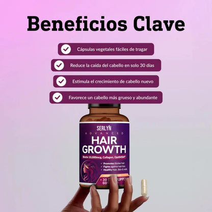 🔥 Vitaminas para el crecimiento del cabello – ¡El poder que tu pelo necesita! 🔥