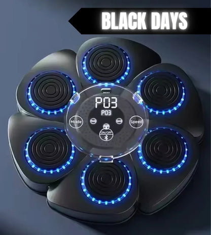 PANEL DE BOXEO MUSICAL BLUETOOTH + GUANTILLAS MMA DE REGALO