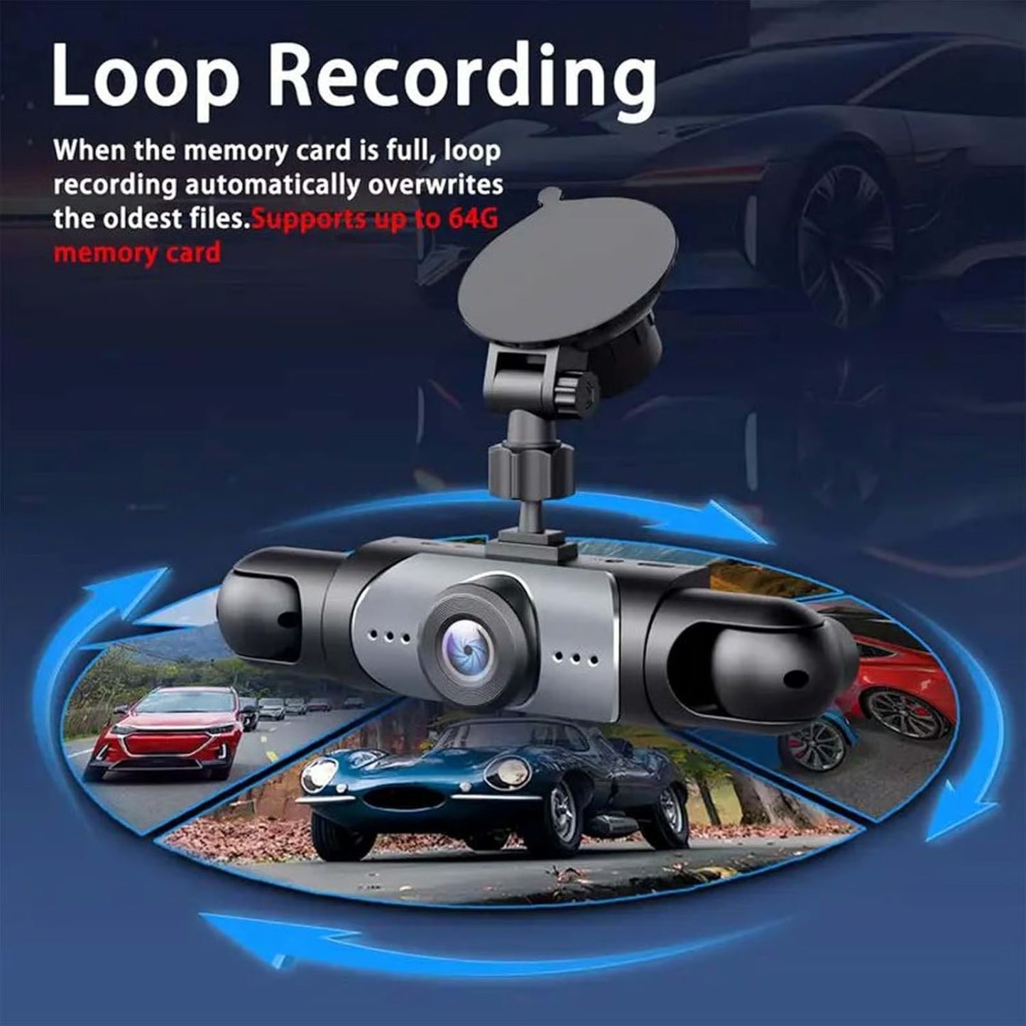 🎁ÚLTIMO DÍA: 49% DE DESCUENTO🔥en el sistema Full View Car Dashcam
