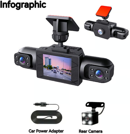 🎁ÚLTIMO DÍA: 49% DE DESCUENTO🔥en el sistema Full View Car Dashcam