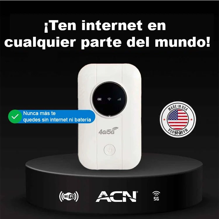 MiniRouter 5G Portátil – Internet Alta Velocidad en Cualquier Lugar Donde Vayas