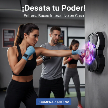PANEL DE BOXEO MUSICAL BLUETOOTH + GUANTILLAS MMA DE REGALO