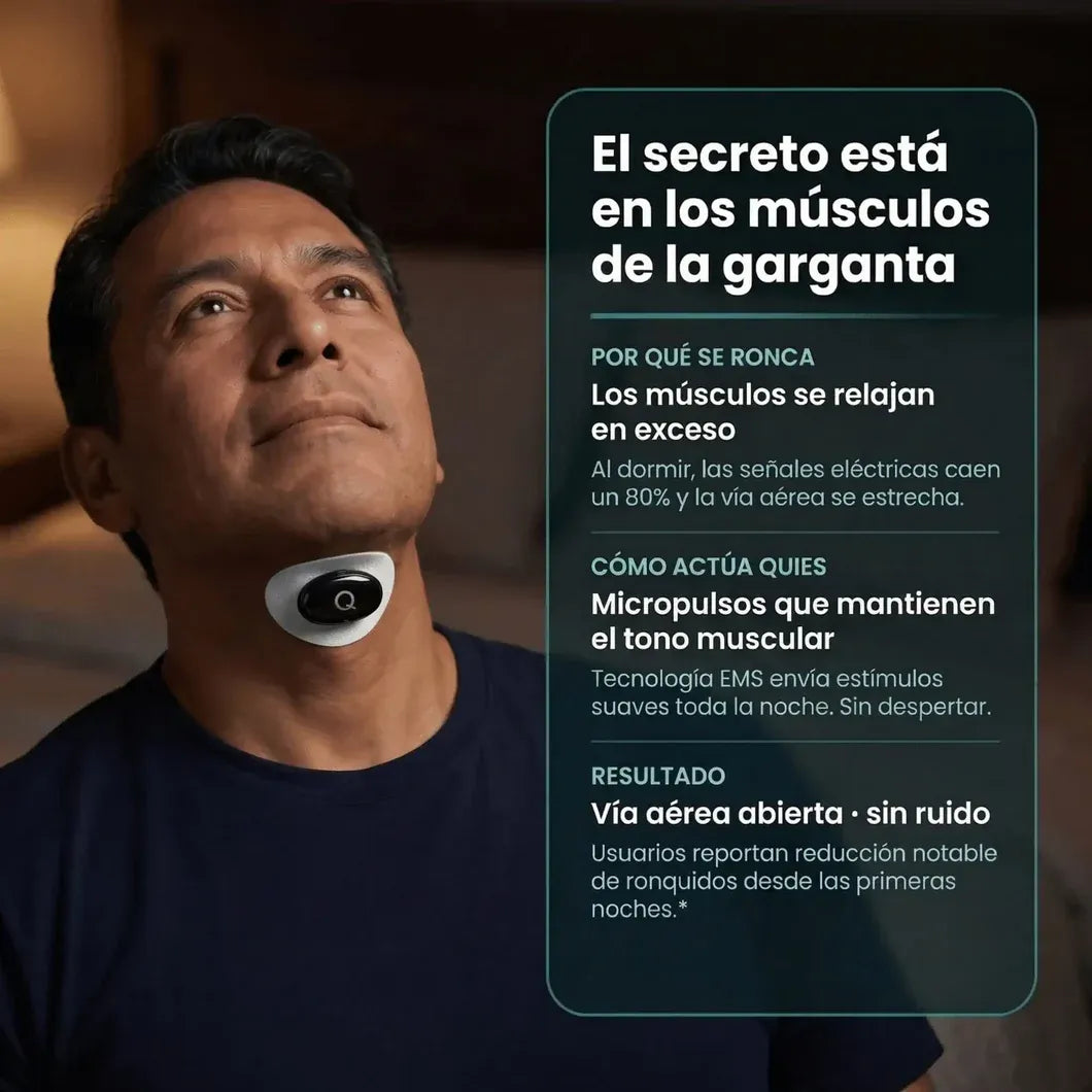 Quies™ Un alivio para tus ronquidos