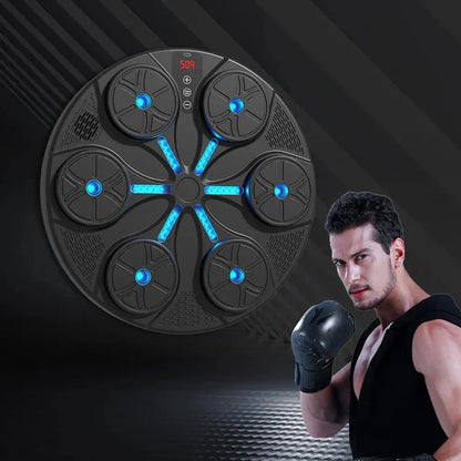PANEL DE BOXEO MUSICAL BLUETOOTH + GUANTILLAS MMA DE REGALO