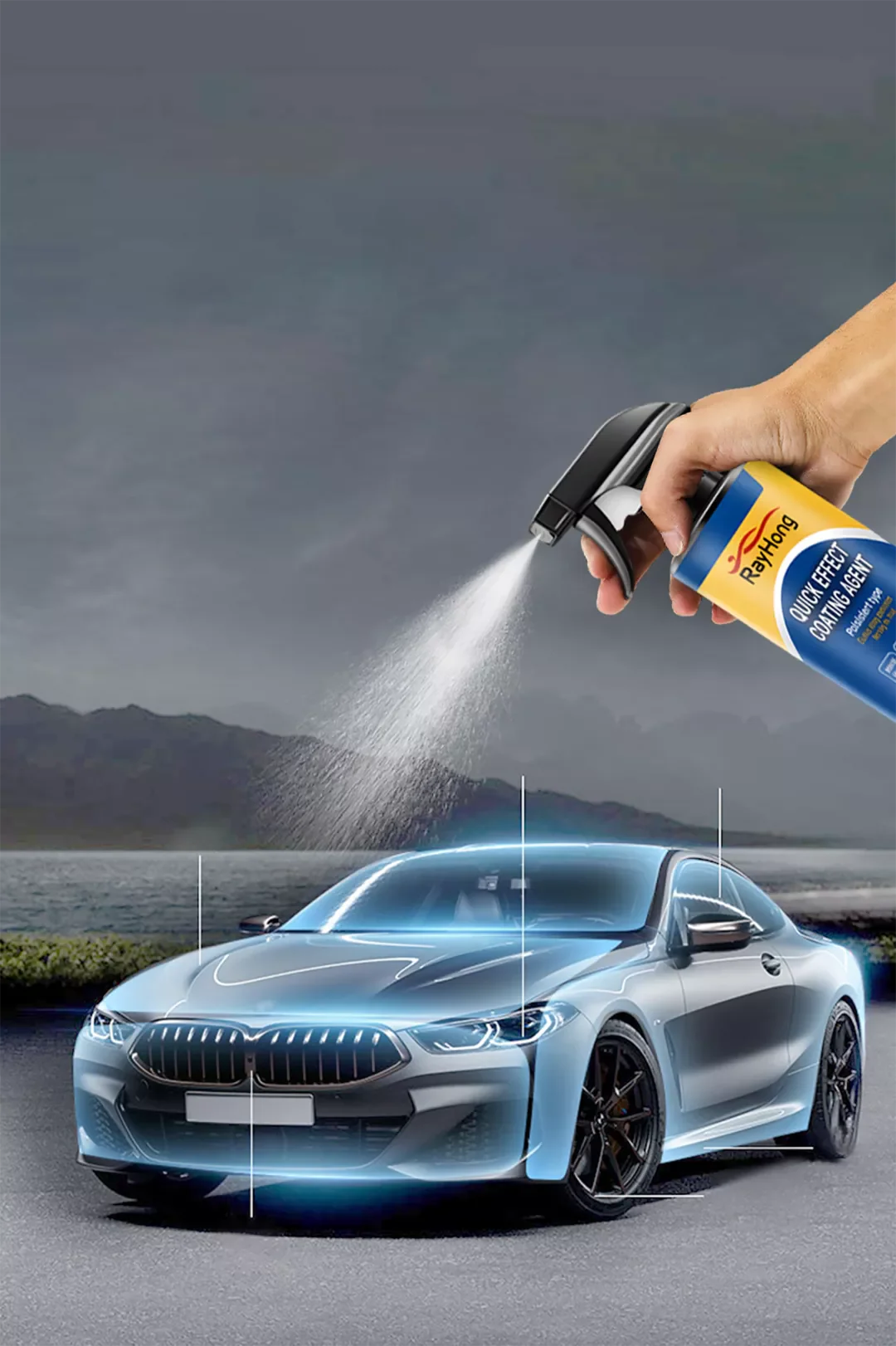 Spray Devuelve el brillo a tu auto en solo minutos