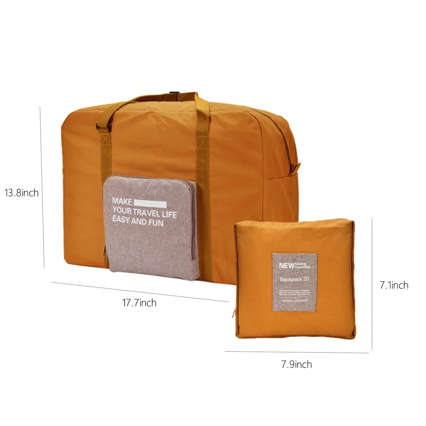 🎁ÚLTIMO DÍA: 49% DE DESCUENTO🔥Bolso de Viaje Plegable Impermeable Multiusos