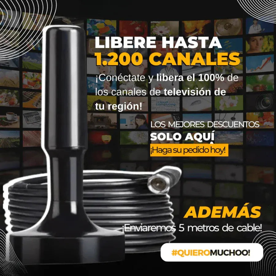 Antena TV Ilimitada - Disfruta Canales HD sin pagar Mensualidades